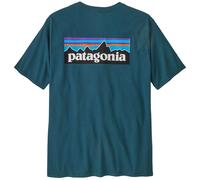 Patagonia - P-6 Logo Responsibili-Tee - T-shirt L blu