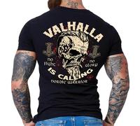 Maglietta da uomo per fan vichinghi nordmann celtico: Walhalla is Calling, L