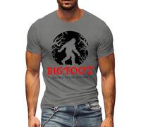 Maglietta da uomo per Halloween, a maniche corte, con grafica animale, top estivo alla moda per feste di Halloween, grigio, XL