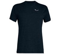 Salewa Puez Melange Dry - T-shirt trekking - uomo 54 Dark Blue/White man Dry'ton