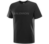 Maglietta da uomo Salomon Logo SS TEE M Taglia: XL / Colore: nero