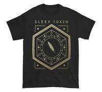 Maglietta da uomo Sleep Token Emergence Feathered Host, nera, nero, L