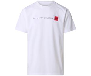Maglietta da uomo The North Face M Never Stop Exploring Regular Short Sleeve Tee-Graphic Taglia: M / Colore: bianco