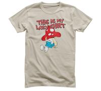 Maglietta Da Uomo 'This Is My Lazy' Ufficialmente Licenziata I Puffi - I Puffi