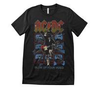 Maglietta Da Uomo Ufficialmente Licenziata AC/DC - Blow Up Your Video