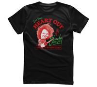 Maglietta Da Uomo Ufficialmente Licenziata Chucky - Mangia Il Tuo Cuore
