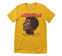 Maglietta Da Uomo Ufficialmente Licenziata Di Aretha Franklin - RESPECT