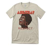 Maglietta Da Uomo Ufficialmente Licenziata Di Aretha Franklin - RESPECT
