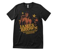Maglietta Da Uomo Ufficialmente Licenziata Di James Brown - È Un Mondo Da Uomo