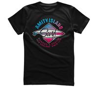 Maglietta Da Uomo Ufficialmente Licenziata JAWS - Tavole E Riparazioni Dal 1975