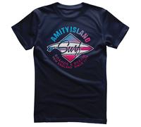 Maglietta Da Uomo Ufficialmente Licenziata JAWS - Tavole E Riparazioni Dal 1975