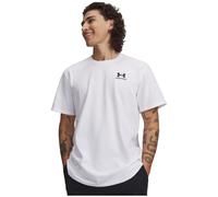 Under Armour Logo Embroidered Heavyweight Short Sleeve T-shirt Bianco XL Uomo
