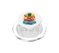 Maglietta da uomo vintage con fenicotteri e ananas da PopSockets PopGrip per MagSafe