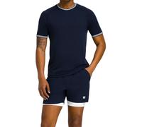 Maglietta da uomo Wilson M Court Performance Crew Navy L L