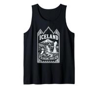 Maglietta da Viaggio con Scritta Iceland is Calling And I Must Go Canotta