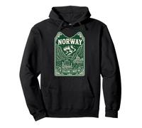 Maglietta da Viaggio con Scritta Norway is Calling And I Must Go Felpa con Cappuccio