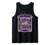 Maglietta da Viaggio con Scritta Scotland is Calling And I Must Go Canotta