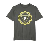 Maglietta da yoga Manipura Solar Plesso Saggezza Power Chakra Tee Maglietta