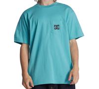 Maglietta DC Shoes Cotton SS ~ DC Star Pocket azzurra