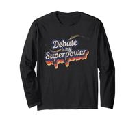 Maglietta Debate Is My Superpower Debate Maglia a Manica