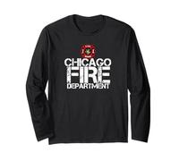 Maglietta dei vigili del fuoco di Chicago Firehouse Tee Shirt Maglia a Manica