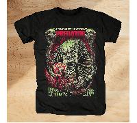 Maglietta del film di fantascienza Predator Alien vs Predator AVP Alien VS Predator Maglietta da uomo Abbigliamento estivo Top sportivo stampato in cotone Caratteristiche speciali: TraspiranteIstruzio