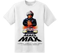 Maglietta Del Film Retro Vintage Di Mad Max GB Con Mel Gibson E Road Warrior