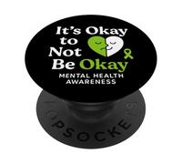 Maglietta del mese di sensibilizzazione sulla salute mentale It's Okay to Not Be Okay PopSockets PopGrip Adesivo