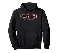 Maglietta della Campagna presidenziale di Richard Nixon 1972 Felpa con Cappuccio
