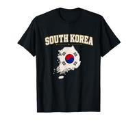 Maglietta della Corea del Sud con Bandiera della Corea per Uomo/Donna/Ragazzo/Bambino Maglietta