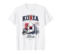 Maglietta della Corea del Sud con Bandiera della Corea per Uomo/Donna/Ragazzo/Bambino Maglietta