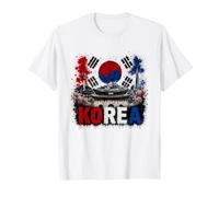 Maglietta della Corea del Sud con Bandiera della Corea per Uomo/Donna/Ragazzo/Bambino Maglietta