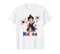 Maglietta della Corea del Sud con Bandiera della Corea per Uomo/Donna/Ragazzo/Bambino Maglietta