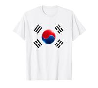 Maglietta della Corea del Sud con Bandiera della Corea per Uomo/Donna/Ragazzo/Bambino Maglietta