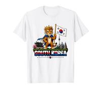 Maglietta della Corea del Sud con Bandiera della Corea per Uomo/Donna/Ragazzo/Bambino Maglietta