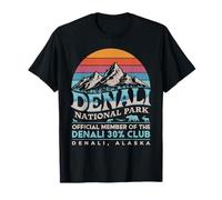 Maglietta Denali 30% Club Souvenir del Parco Nazionale dell'Alaska Maglietta