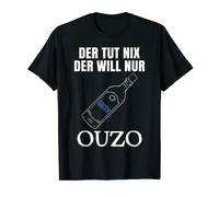 Maglietta Der Tut Nix Der Will Nur Ouzo Grecia Maglietta