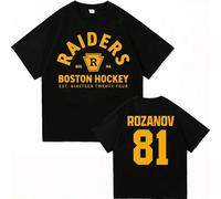 Maglietta di alta qualità unisex con la grafica della rivalità televisiva di Ilya Rozanov 81 e della maglietta del club Montreal Voyageurs di Hollander 24 Sostanze chimiche pericolose: NessunaTecnica