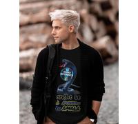 Maglietta di colore nero con stampa anche su retro io sono interista