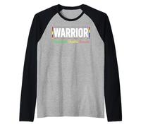 Maglietta di consapevolezza delle disabilità dello Sviluppo Warrior Maglia con Maniche Raglan
