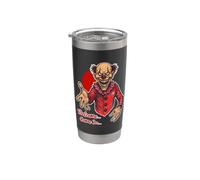 Maglietta di Halloween Welcome Come In Scary Horror Evil Clown Bicchiere termico in acciaio inox doppia parete
