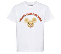 Maglietta di Lucio Corsi Sanremo 2025 Volevo Essere un Duro con Topo Gigio