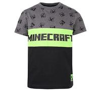 Maglietta di Minecraft, Grigio, 5-6 Anni