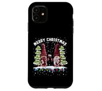 Maglietta Di Natale Con Gnomo E Folletto Con Bicchiere Di Custodia per iPhone 11