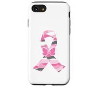 Maglietta di sensibilizzazione del cancro al seno con nastro rosa mimetico Custodia per iPhone SE (2020) / 7/8