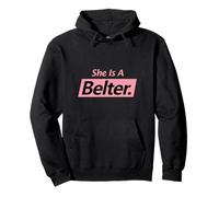 Maglietta di She's a Belter Scottish Music Merchandise Felpa con Cappuccio
