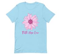 Maglietta di supporto per i sopravvissuti alla consapevolezza della malattia | Ispirazione al cancro, Blu oceano, L