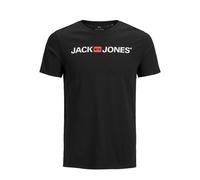 Maglietta di taglia grande Jack & Jones Corp Logo Noir 5XL