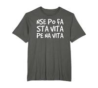 Maglietta Dialetto Romano Regalo Romanesco NSE Po Fa Maglietta