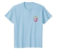 Maglietta Disney Descendants 2 Evie Heart Crown Maglietta, Bambini, Celeste, 8 anni